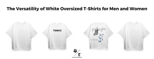 oversized t-shirt torcc white