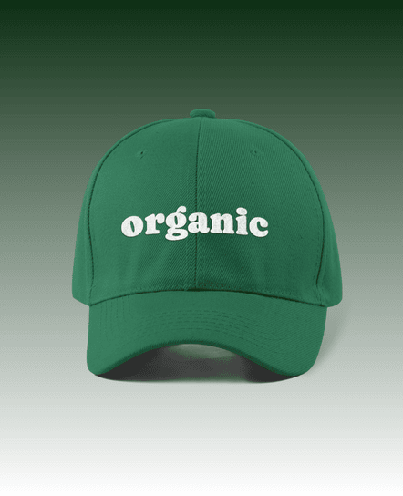 White Organic // Baseball Cap