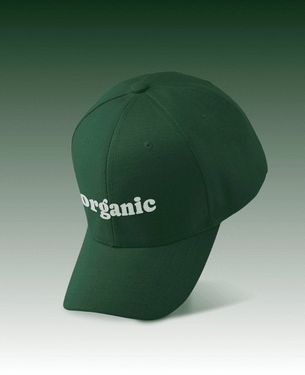 White Organic // Baseball Cap