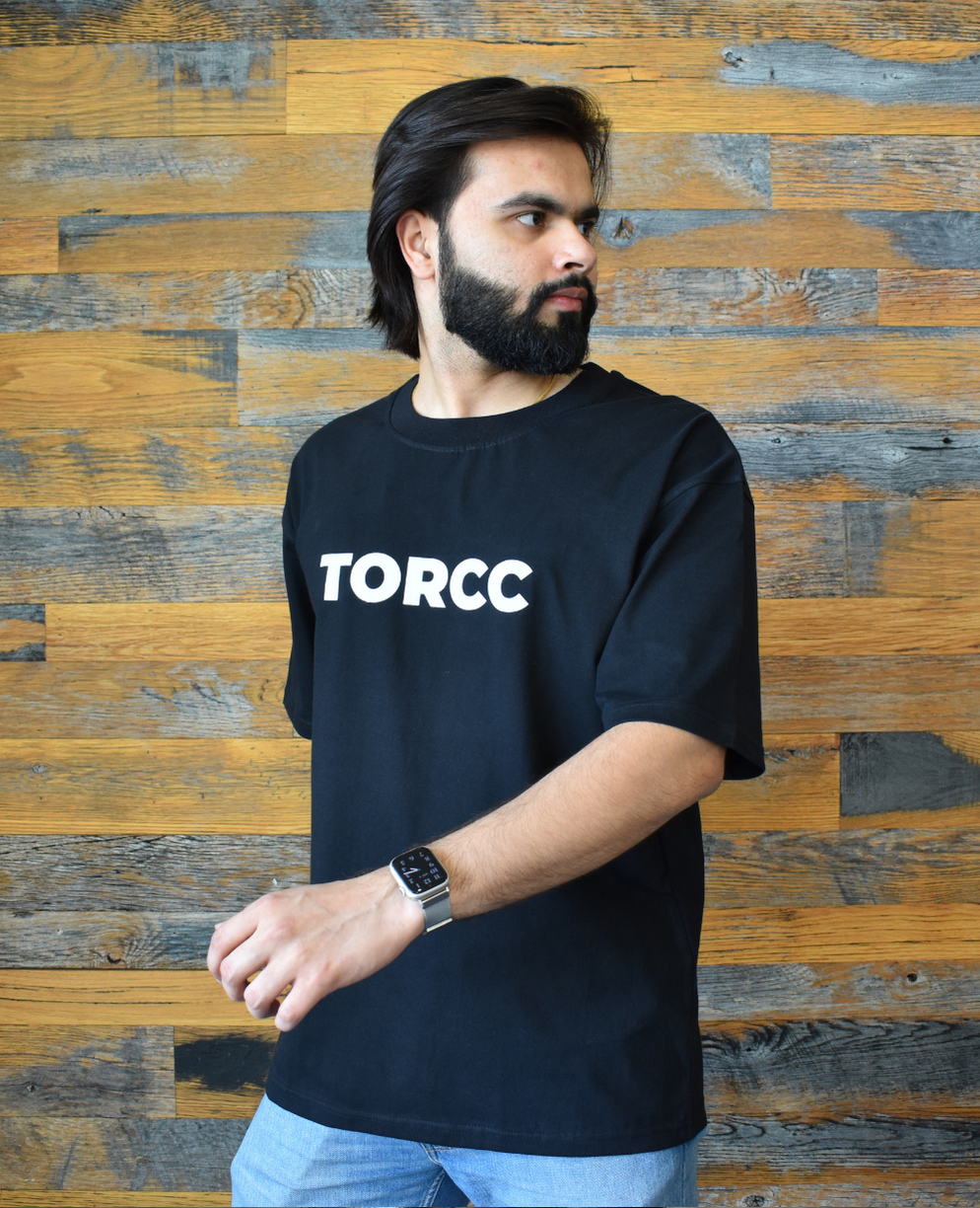 Basic Navy Oversized T-shirt - TORCC
