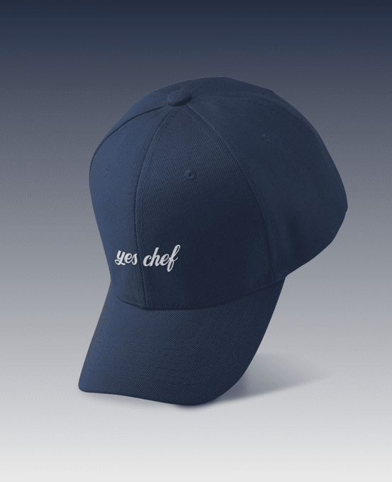 Yes Chef Blue // Baseball Cap