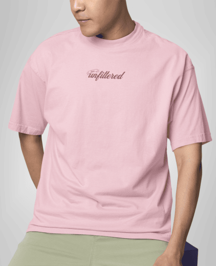 Bad Choices Printed Oversized T-shirt | Drop Shoulder T-shirt
