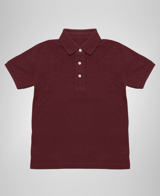 Regular Maroon Polo T-shirt