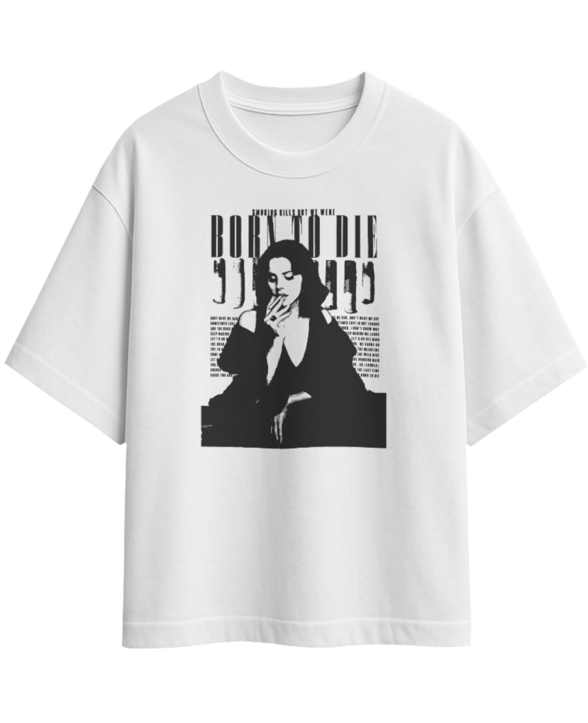 Channel vintage glamour with our Lana Del Rey T-shirt. Featuring iconic prints and soft cotton fabric, this tee is perfect for fans who love dreamy aesthetics, bold lyrics, and timeless style. A must-have for every Lana lover.