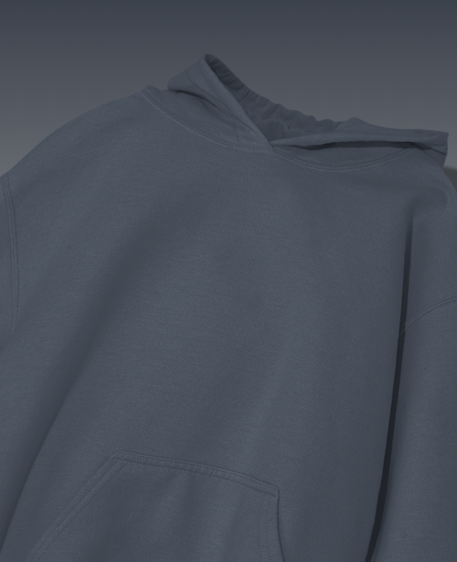 Navy Blue Hoodie for Men and Women