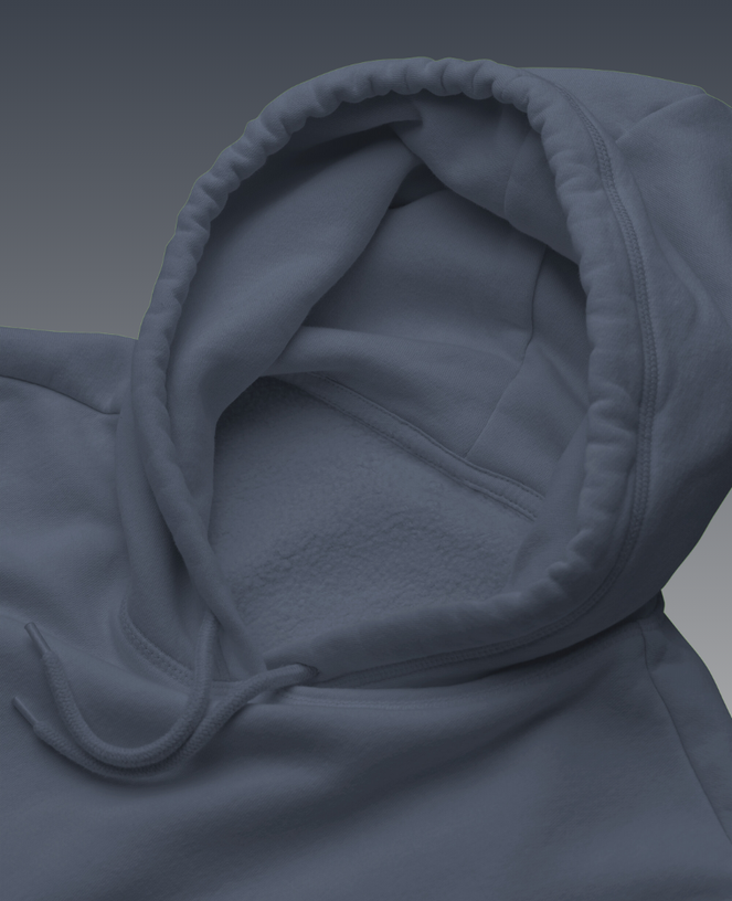 Navy Blue Hoodie for Men and Women