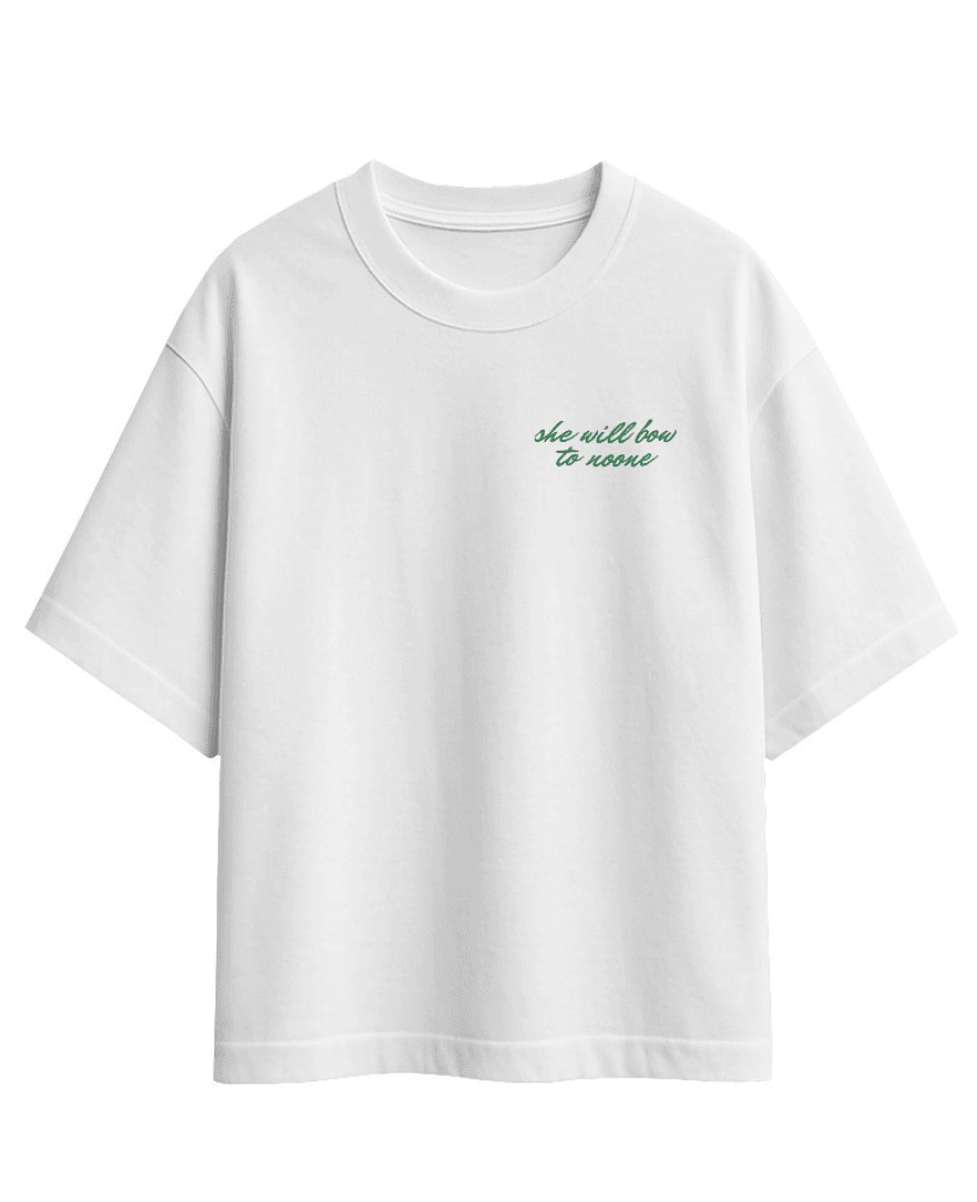 Bow to Noone - Terry Drop Shoulder T-shirt - 280gsm T-Shirt