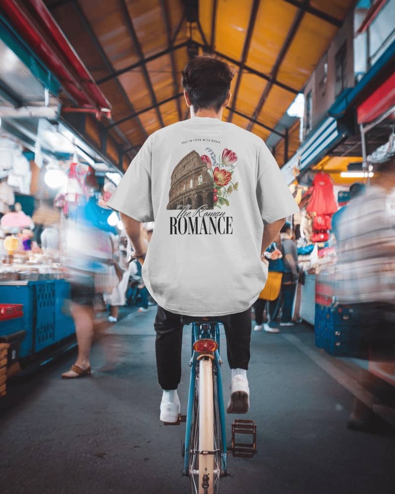 Roman Romance Drop Shoulder T-Shirt