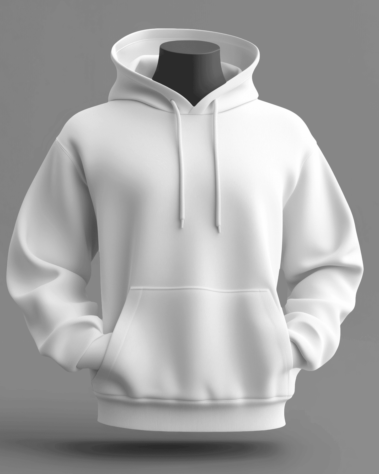 White Oversized Hoodie