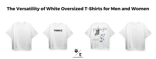 oversized t-shirt torcc white 