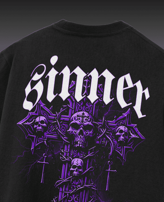 Sinner Terry Oversized T-shirt - 280gsm