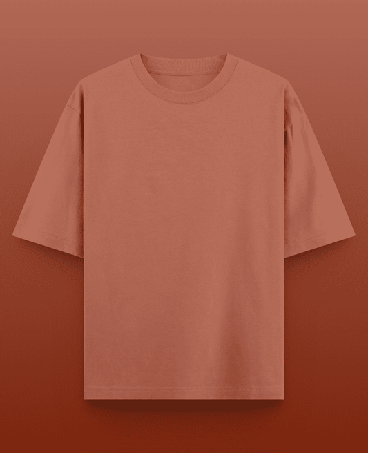 Peach Pink Oversized T-shirt for Men and Women