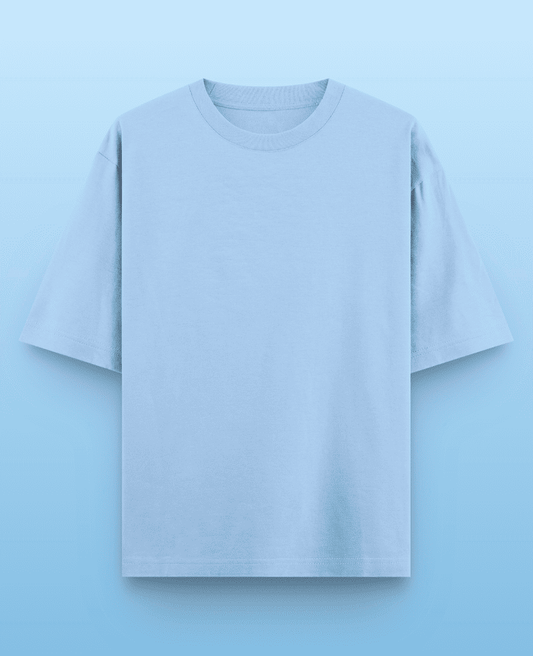 Light Blue Oversized T-shirt for Men and Women