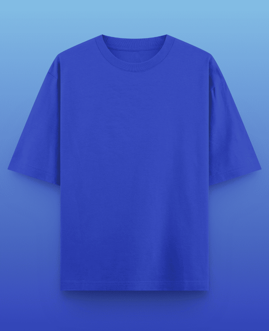 Royal Blue Oversized T-shirt for Men and Women