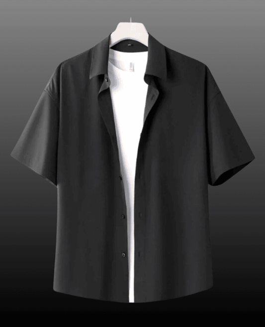 Plain Oversized Shirt for men | Cuban Collar shirt for men