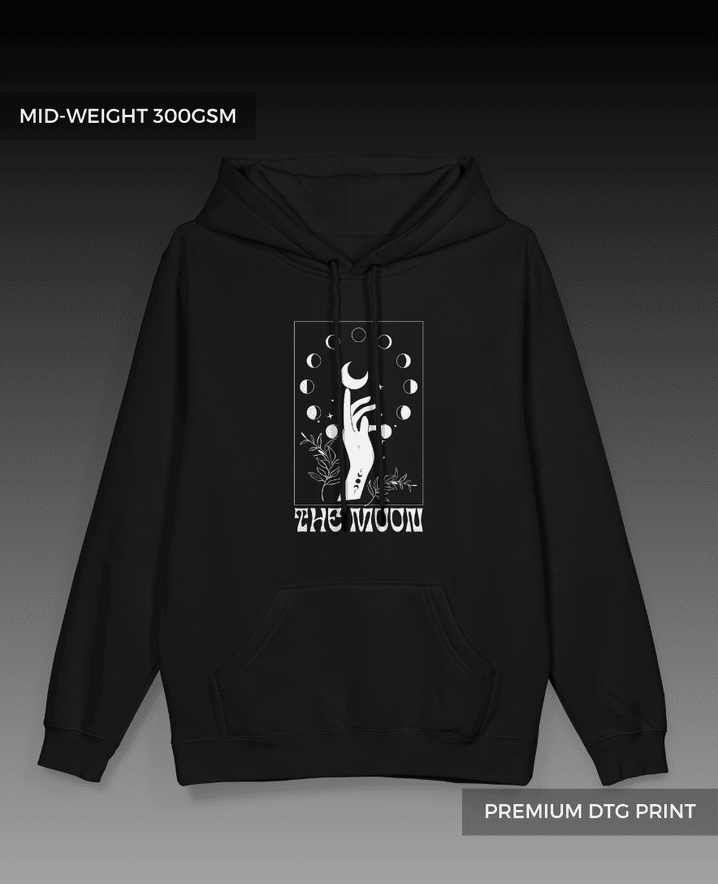 Moon Pullover Hoodie // Midweight 300gsm