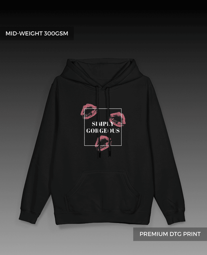 Kisses Pullover Hoodie // Midweight 300gsm