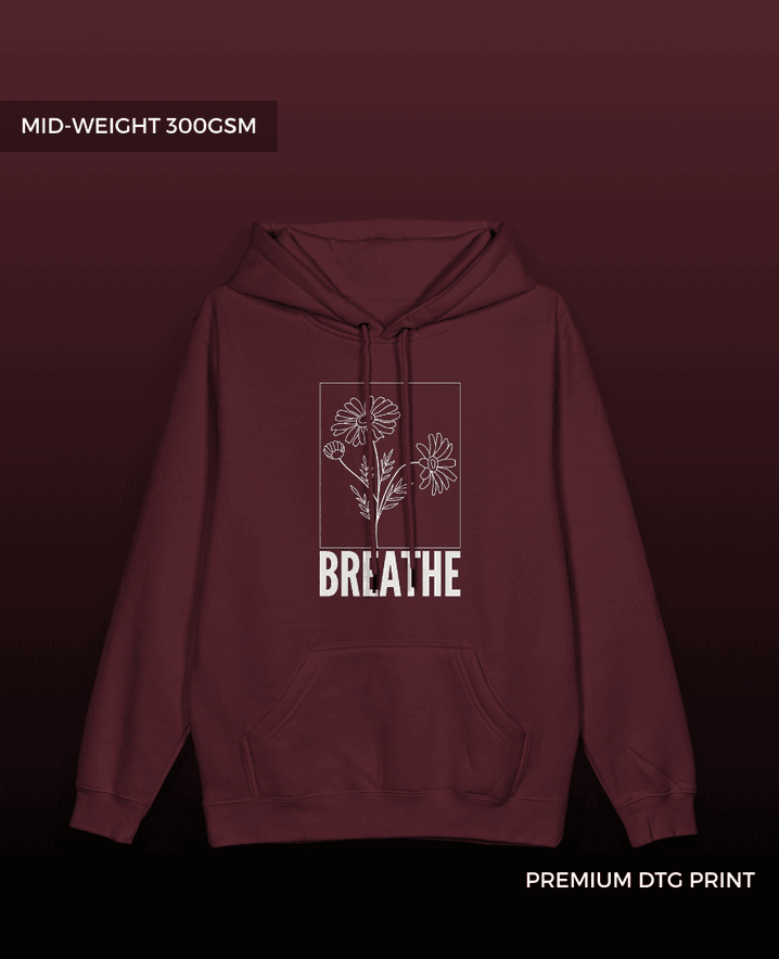 Breathe Pullover Hoodie // Midweight 300gsm