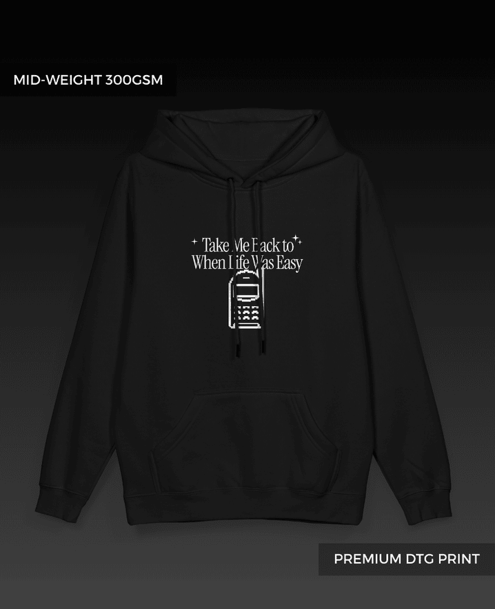 90's Pullover Hoodie // Midweight 300gsm