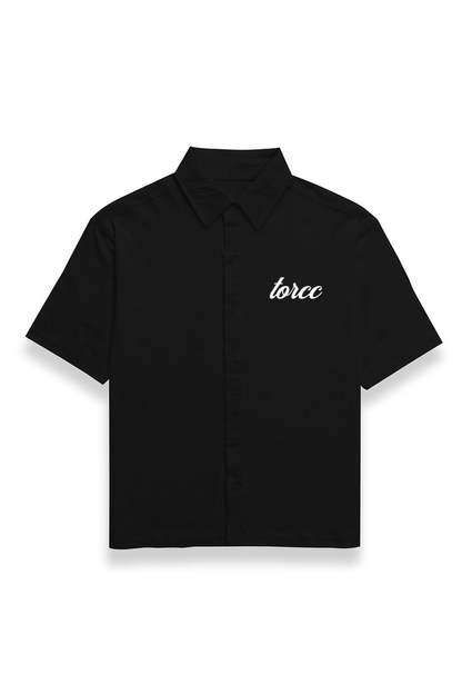 Faith Over Fear Oversized Shirt for Men | Cuban Collar Shirt for Men | Baggy Shirts for Men