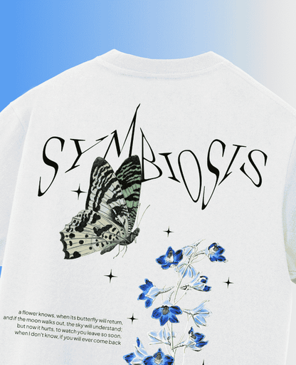 Symbiosis Oversized T-shirt | Drop Shoulder T-shirt