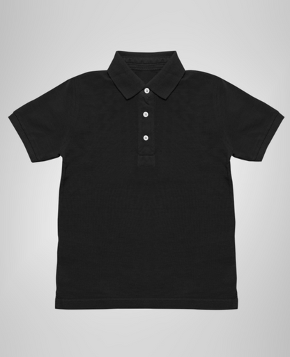 Regular Black Polo T-shirt