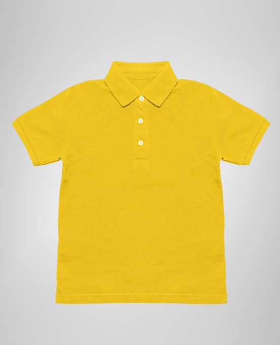 Regular Mustard Yellow Polo T-shirt