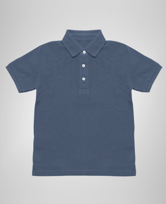 Regular Navy Blue Polo T-shirt