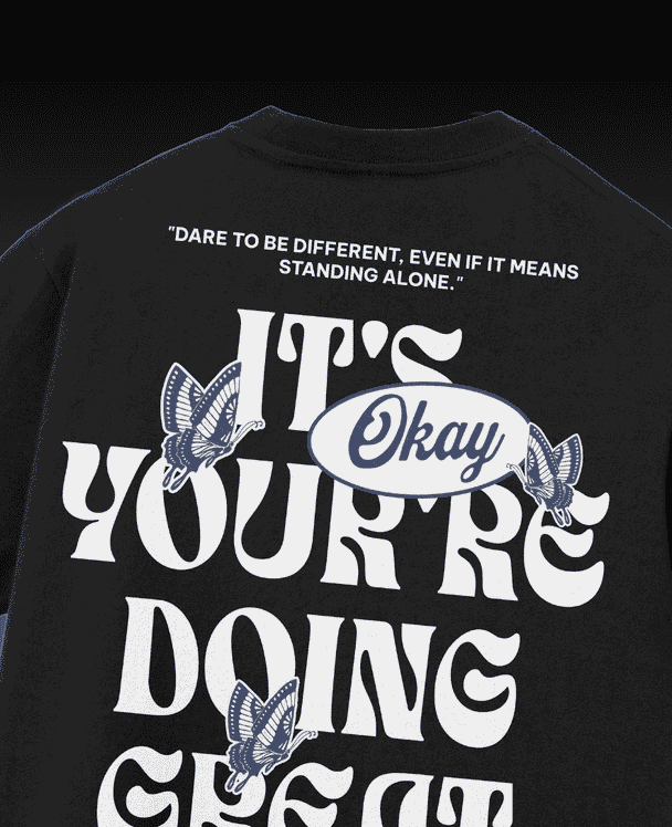 Okay Drop Shoulder T-shirt - WAREHOUSE SALE