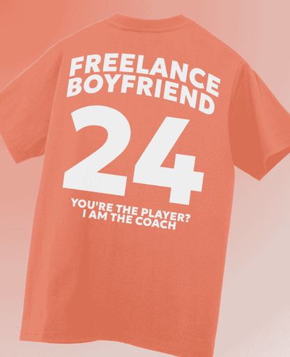 Freelance Boyfriend Peach Drop Shoulder T-shirt | Oversized T-shirt