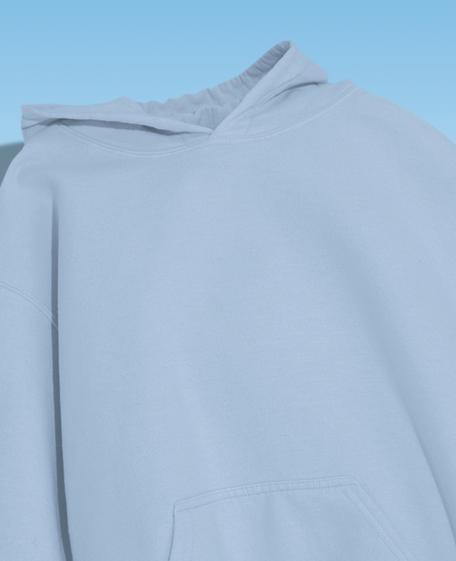 Baby Blue Hoodie for Men and Women