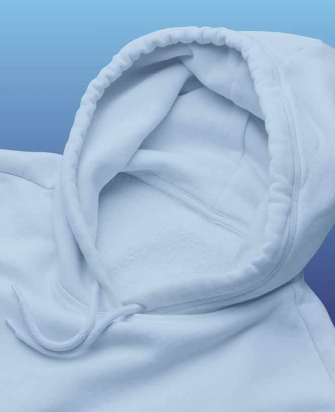 Baby Blue Hoodie for Men and Women