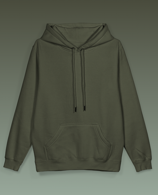 Olive Green Hoodie for Men and Women