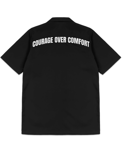 Courage Oversized Shirt for Men | Cuban Collar Shirt for Men | Men's Bowling shirts