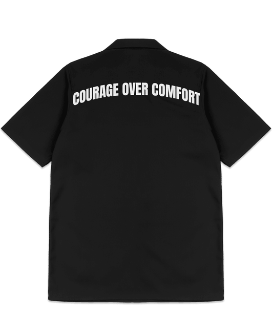 Courage Oversized Shirt for Men | Cuban Collar Shirt for Men | Men's Bowling shirts
