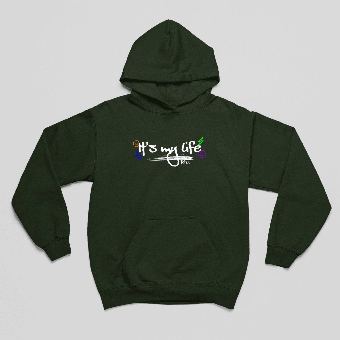 Forest Green My Life: Graphic Hoodie For Men and Womenoversized tshirt for men, oversized tshirt for women, graphic oversized tshirt, streetwear oversized tshirt, oversized tshirt, oversized tee, hoodies for men, hoodies for women, hoodies on sale, hoodies on sale india, hoodies men