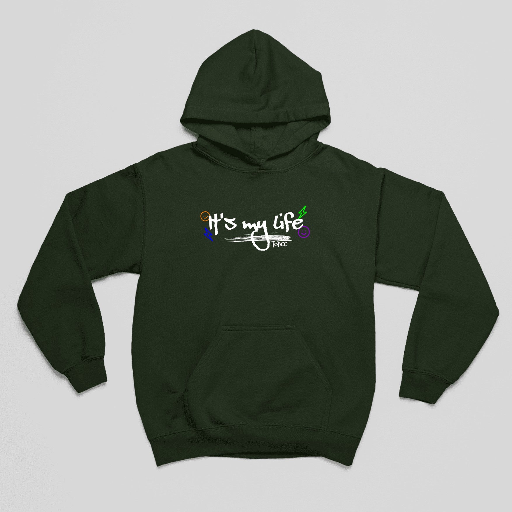 Forest Green My Life: Graphic Hoodie For Men and Womenoversized tshirt for men, oversized tshirt for women, graphic oversized tshirt, streetwear oversized tshirt, oversized tshirt, oversized tee, hoodies for men, hoodies for women, hoodies on sale, hoodies on sale india, hoodies men