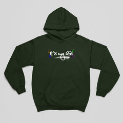Forest Green My Life: Graphic Hoodie For Men and Women