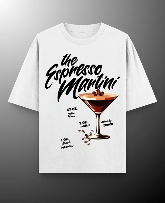 The Espresso Martini Club - Terry Drop Shoulder T-shirt - 280gsm T-Shirt