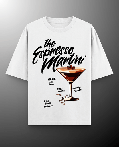 The Espresso Martini Club - Terry Drop Shoulder T-shirt - 280gsm T-Shirt
