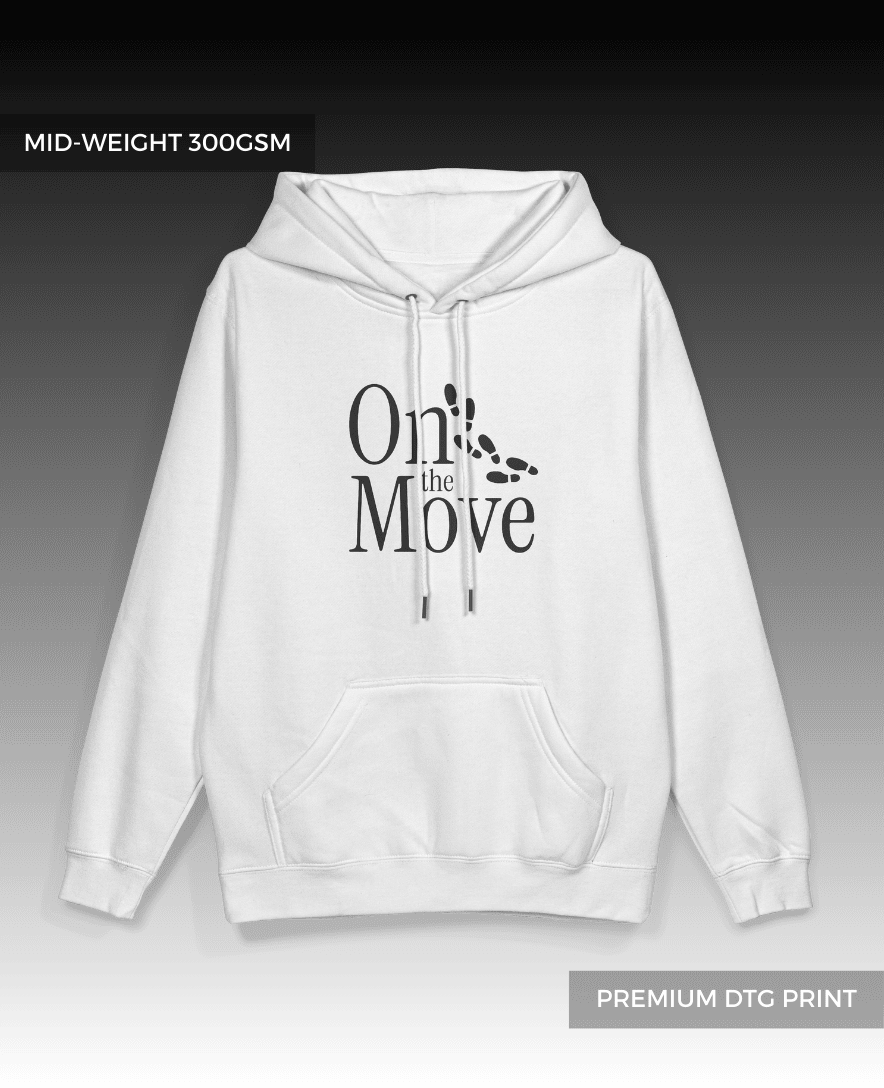 On The Move Pullover Hoodie // Midweight 300gsm