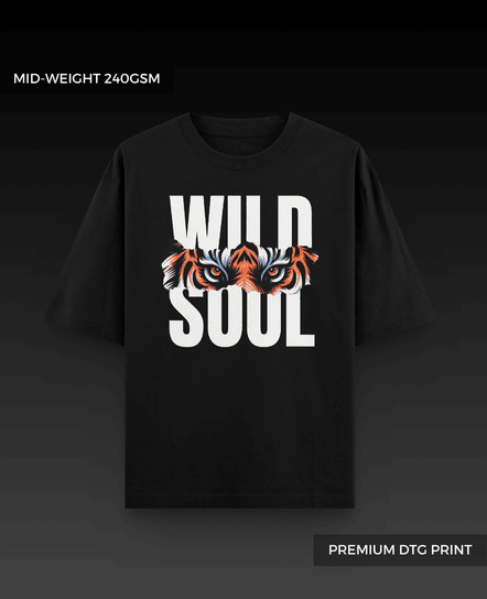 Wild Soul Oversized T-shirt // Premium 240gsm