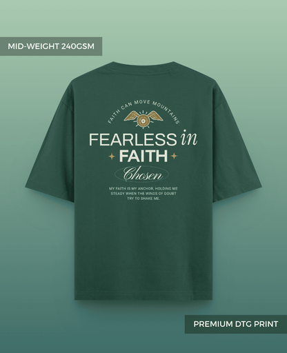 Fearless Oversized T-shirt for Men // 240gsm T-shirt