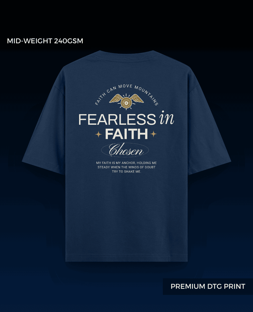 Fearless Oversized T-shirt // Premium 240gsm