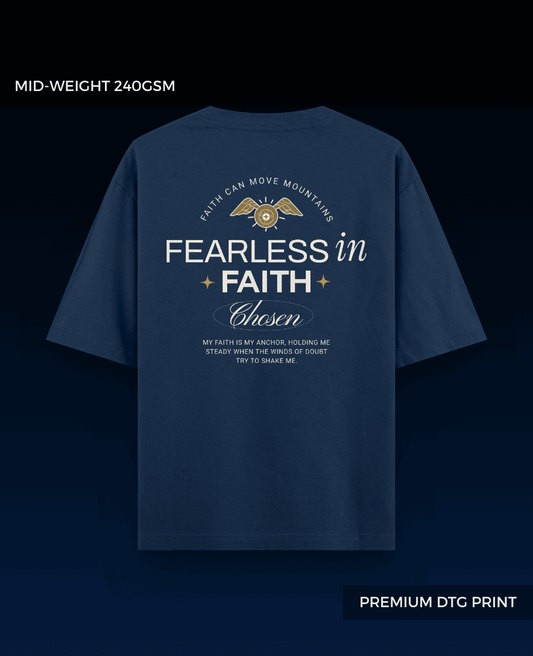 Fearless Oversized T-shirt // Premium-240gsm