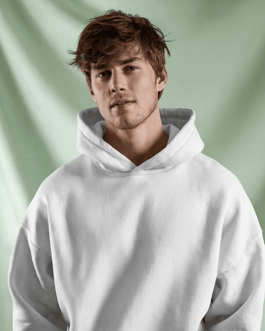 White Oversized Hoodie