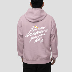 Baby Pink You Can Do It: Graphic Hoodie For Men and Women