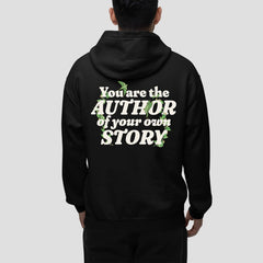 Black Author: Graphic Hoodie For Men and Women
