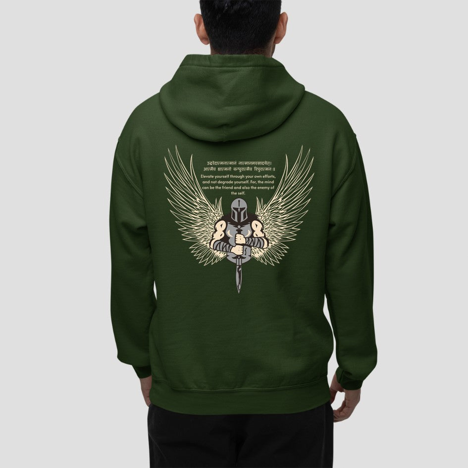 Forest Green Gladiator: Graphic Hoodie For Men and Womenoversized tshirt for men, oversized tshirt for women, graphic oversized tshirt, streetwear oversized tshirt, oversized tshirt, oversized tee, hoodies for men, hoodies for women, hoodies on sale, hoodies on sale india, hoodies men